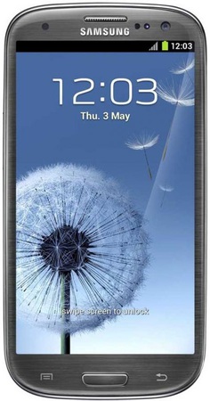 Смартфон Samsung Galaxy S3 GT-I9300 16Gb Titanium grey - Волжск